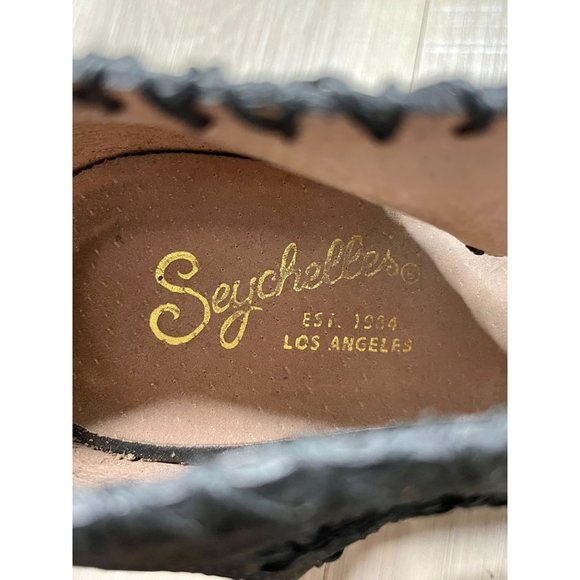 Seychelles Party Up Leather Ankle Mules 6 - Picture 11 of 12